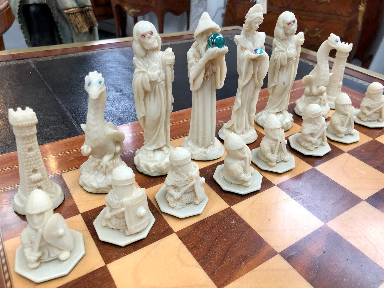 Fabulous Chess Set Hand Crafted By Crisan Craftware From New Zealand | Antique & Vintage | Moonee Ponds Antiques | Australia Wide Delivery