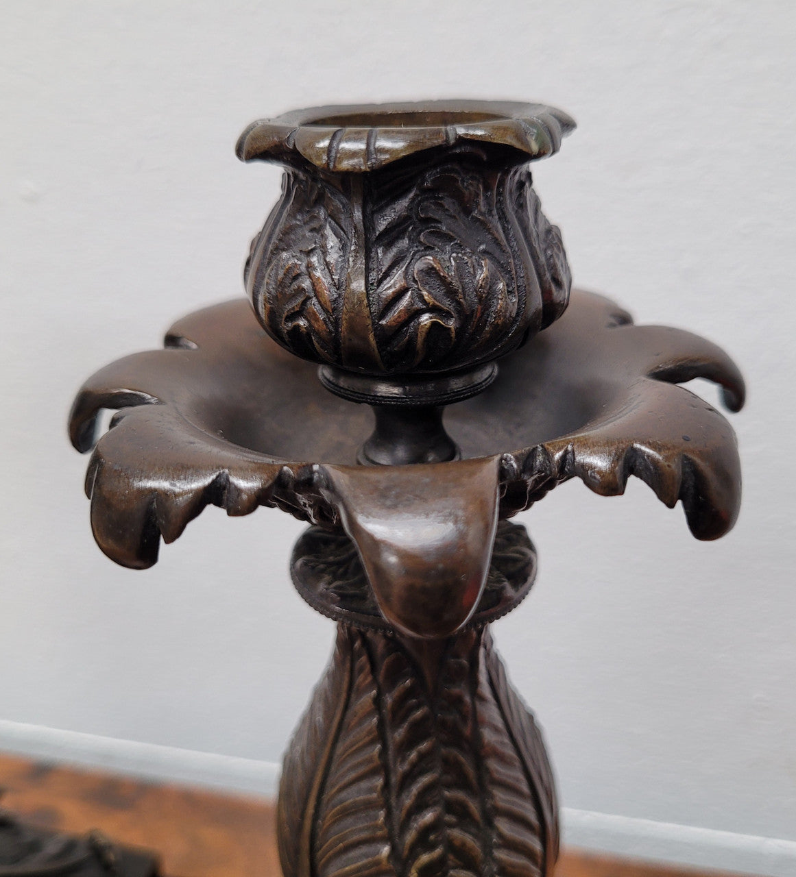 Pair Antique 19th Century French Bronze Candlesticks | Antique & Vintage | Moonee Ponds Antiques | Australia Wide Delivery