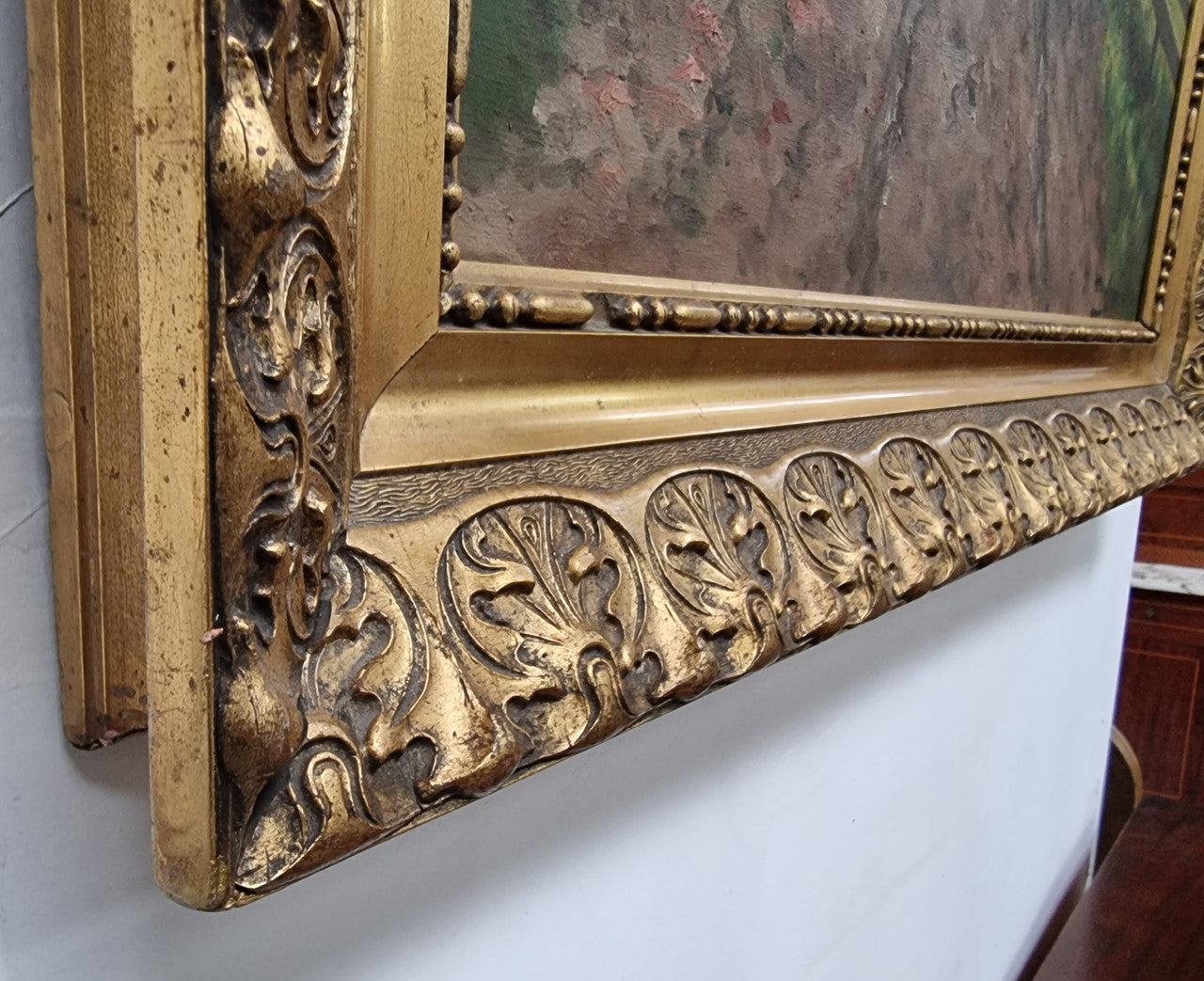 Beautiful French Oil Painting on Canvas | Antique & Vintage | Moonee Ponds Antiques | Australia Wide Delivery