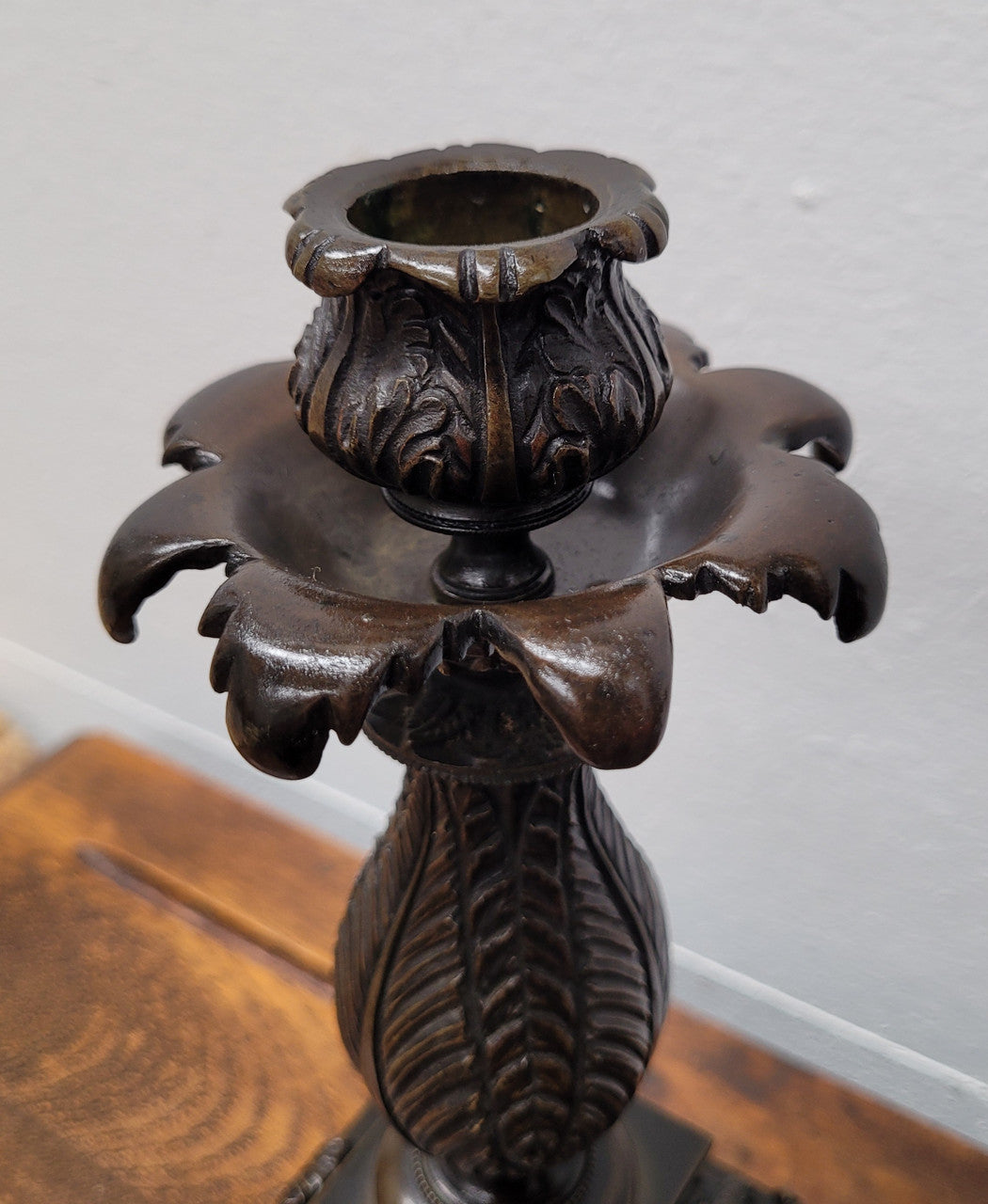 Pair Antique 19th Century French Bronze Candlesticks | Antique & Vintage | Moonee Ponds Antiques | Australia Wide Delivery