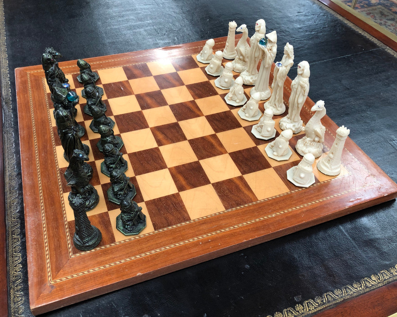 Fabulous Chess Set Hand Crafted By Crisan Craftware From New Zealand