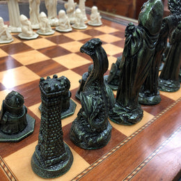 Fabulous Chess Set Hand Crafted By Crisan Craftware From New Zealand