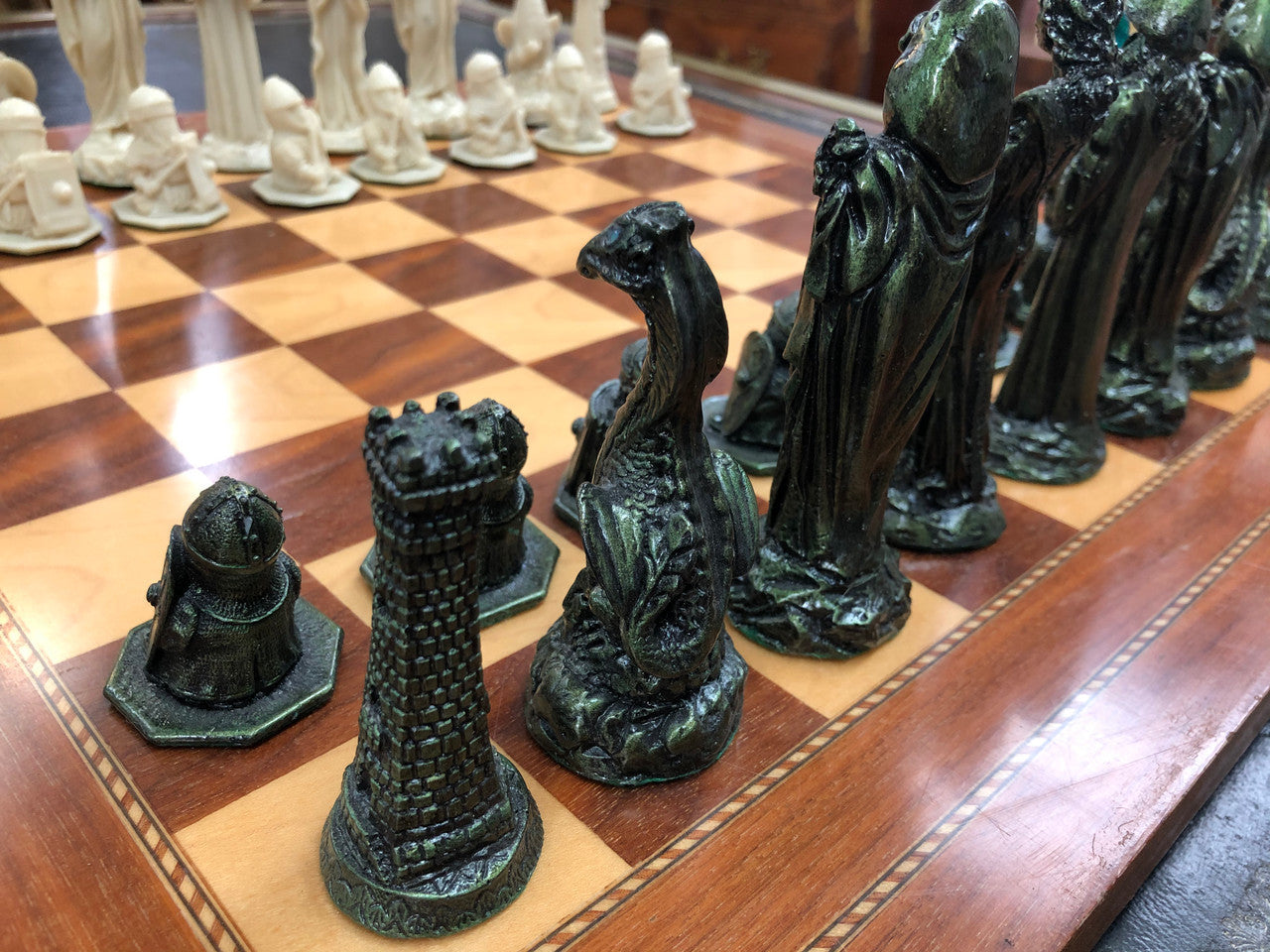 Fabulous Chess Set Hand Crafted By Crisan Craftware From New Zealand | Antique & Vintage | Moonee Ponds Antiques | Australia Wide Delivery