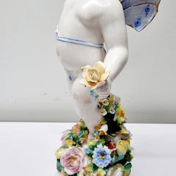 Decorative Pair of Victorian Sitzendorf Figurines of Summer & Spring | Antique & Vintage | Moonee Ponds Antiques | Australia Wide Delivery