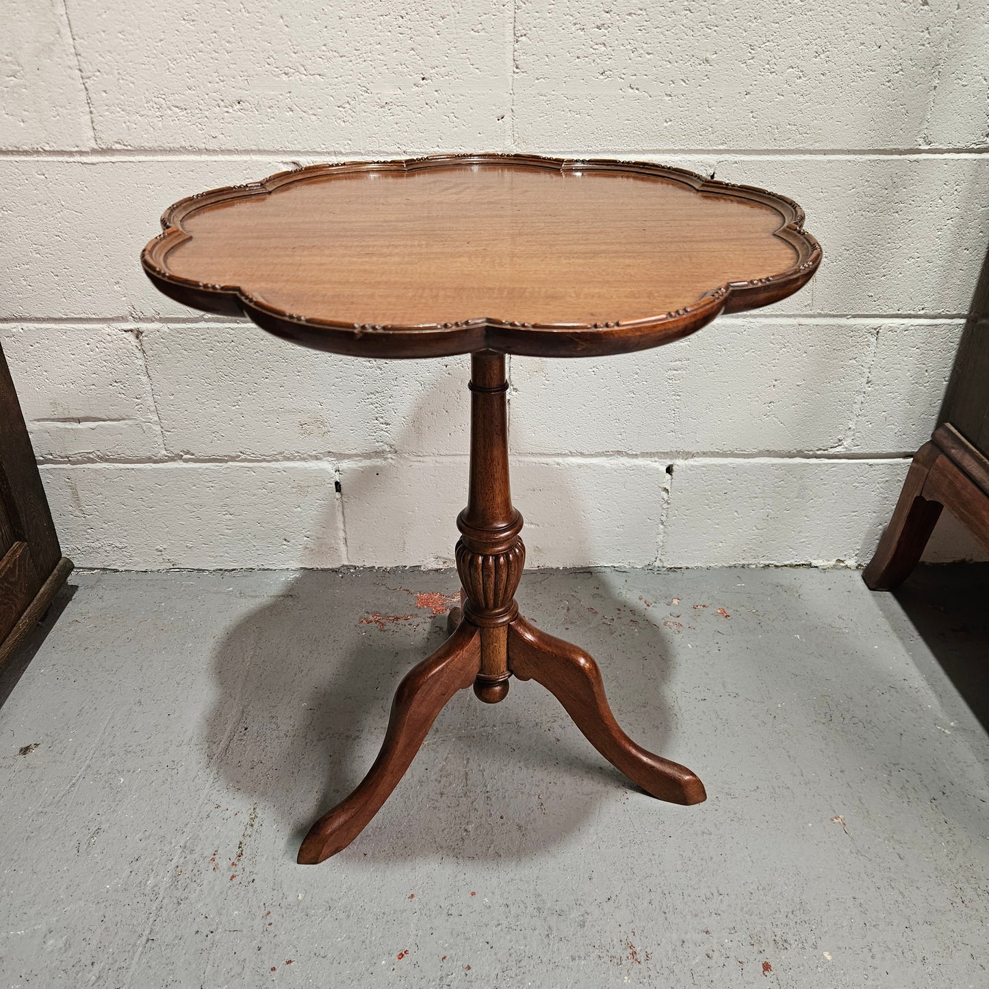 Vintage Mahogany Wine Table