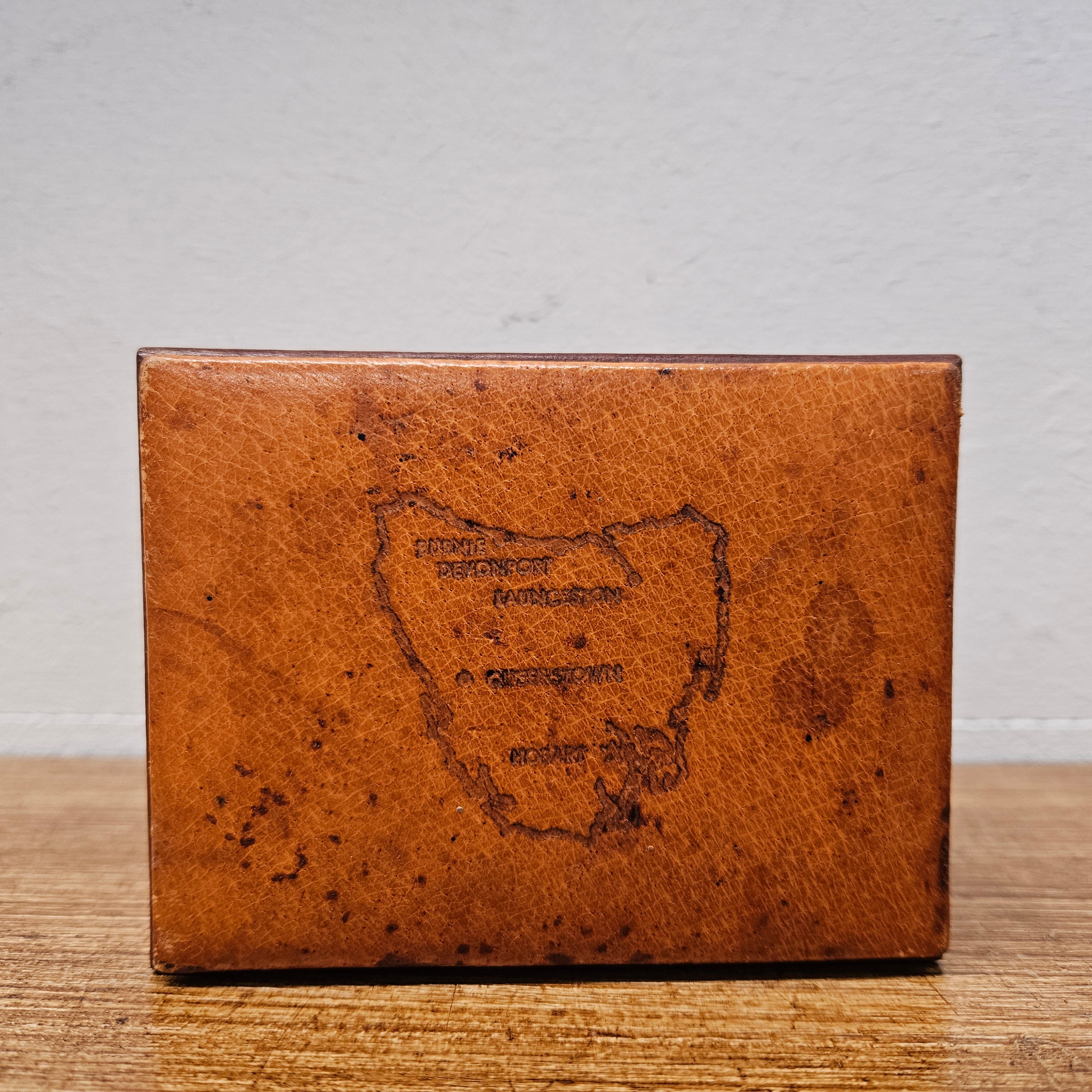 Vintage Leather Enbossed Box