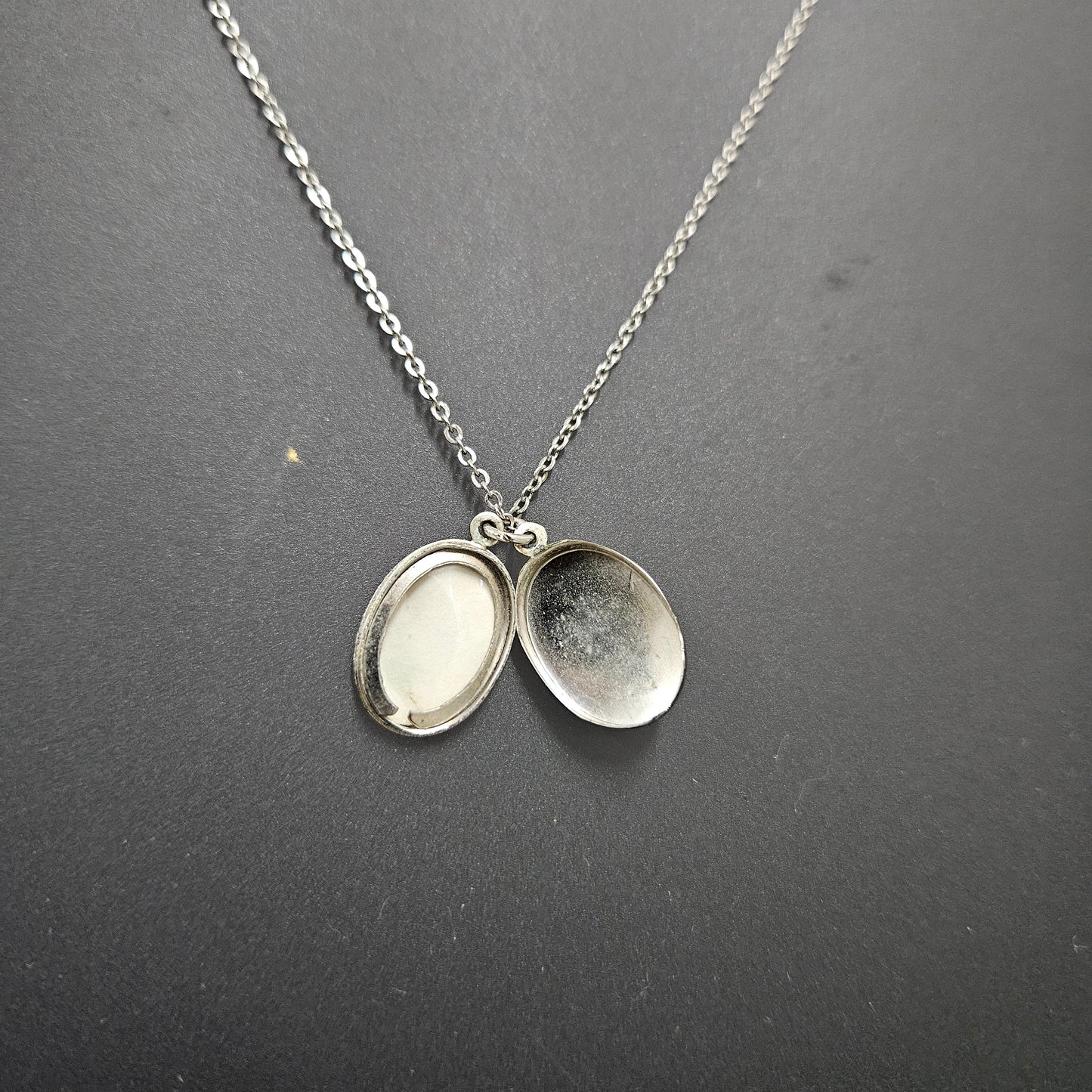 Sterling Silver Locket With Chain
