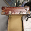 Portable Leather Filing Cabinet / Side Table | Antique & Vintage | Moonee Ponds Antiques | Australia Wide Delivery