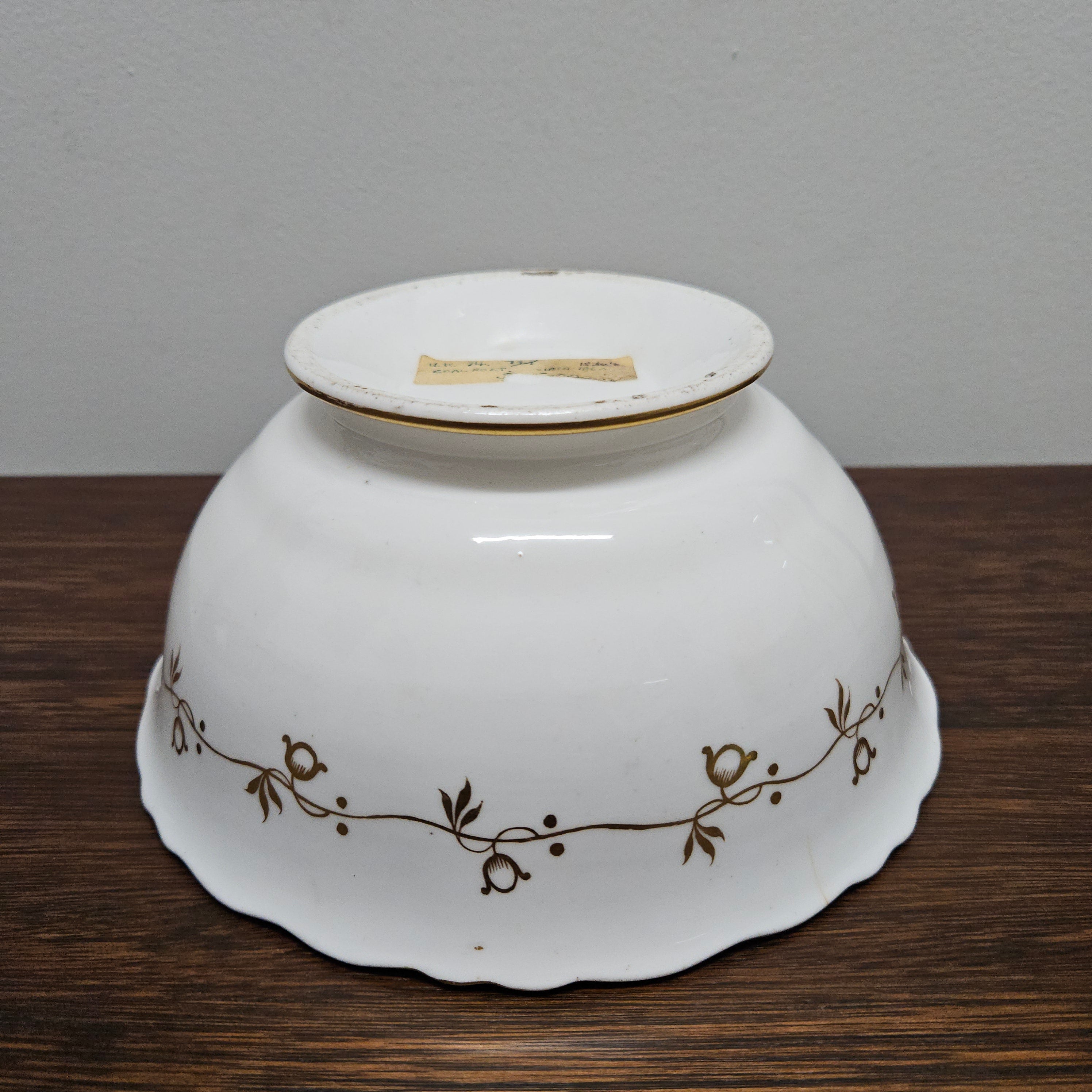 Pretty Early Victorian Hand Painted Bristol Bowl | Antique & Vintage | Moonee Ponds Antiques | Australia Wide Delivery