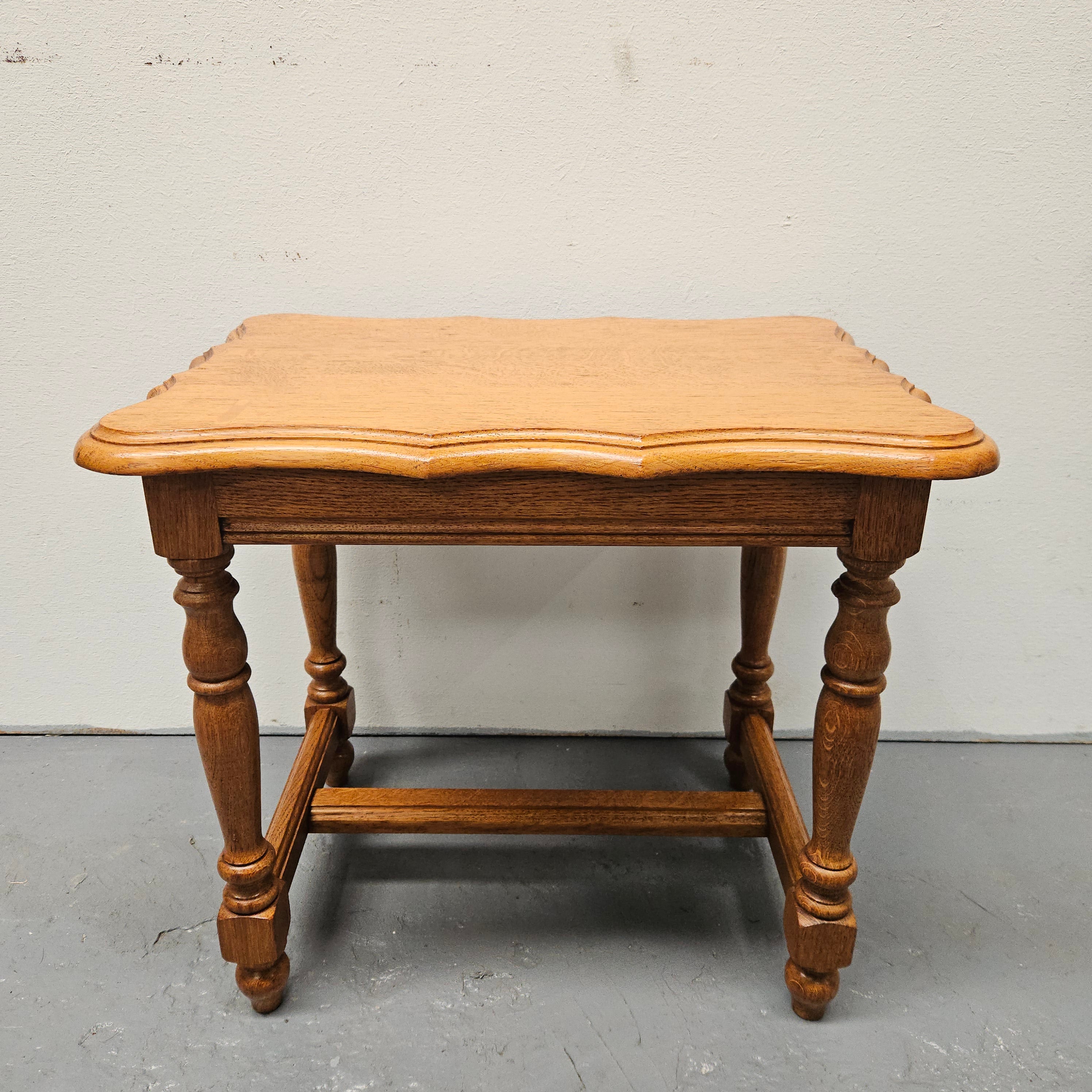 French Provincial Oak Small Side Table | Antique & Vintage | Moonee Ponds Antiques | Australia Wide Delivery