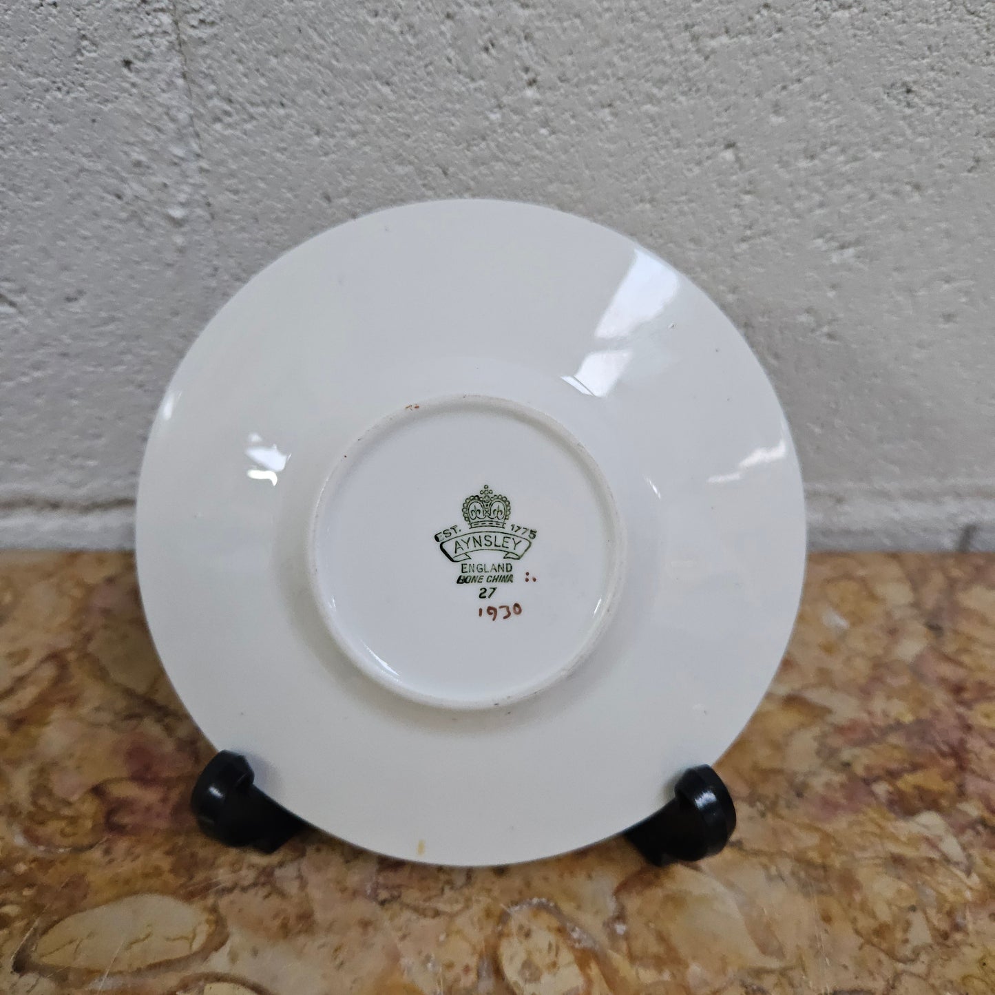 Small Vintage Aynsley Orchard Fruit Signed Dish