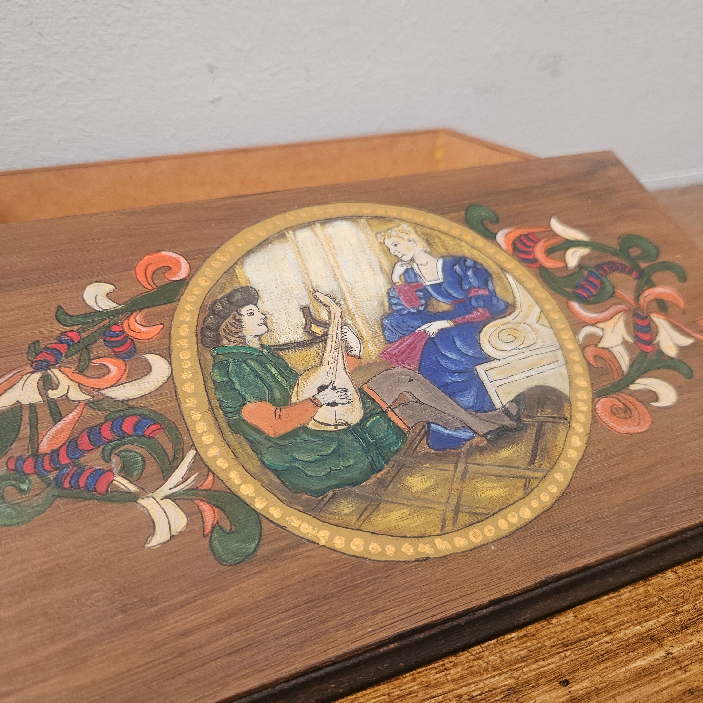 Vintage Hand Made & Painted Jewellery Box | Antique & Vintage | Moonee Ponds Antiques | Australia Wide Delivery