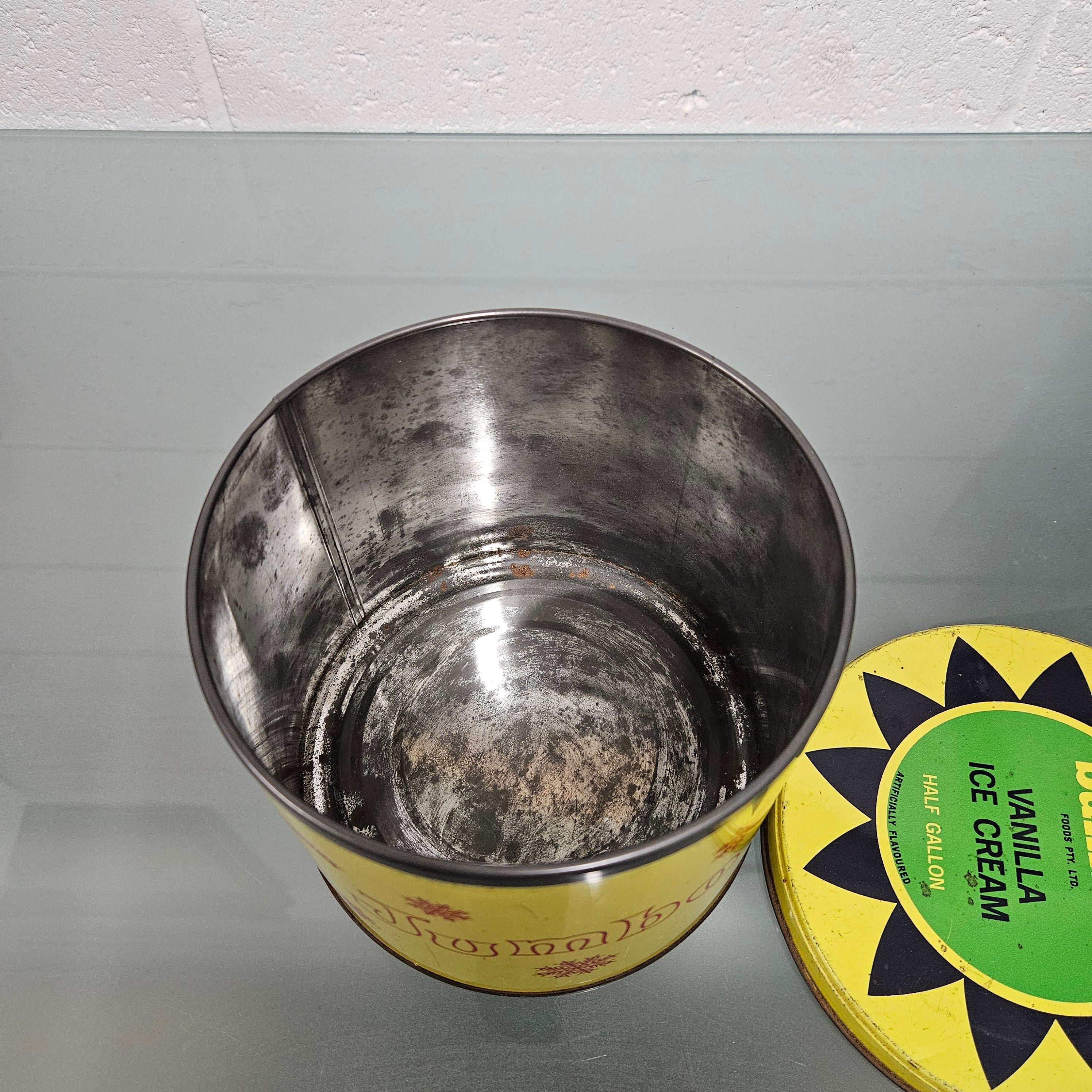 Vintage 'Sunkist Vanilla Ice Cream' Tin | Antique & Vintage | Moonee Ponds Antiques | Australia Wide Delivery