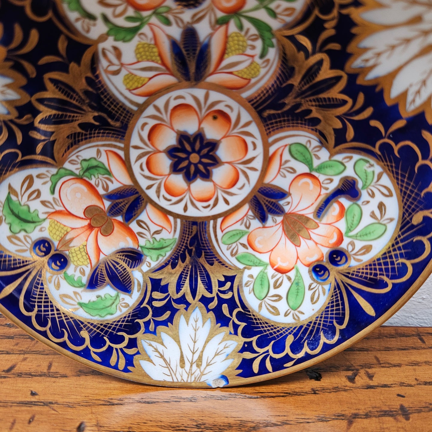 Stunning Antique Early 19th Century Coalport Imari Pattern Dish