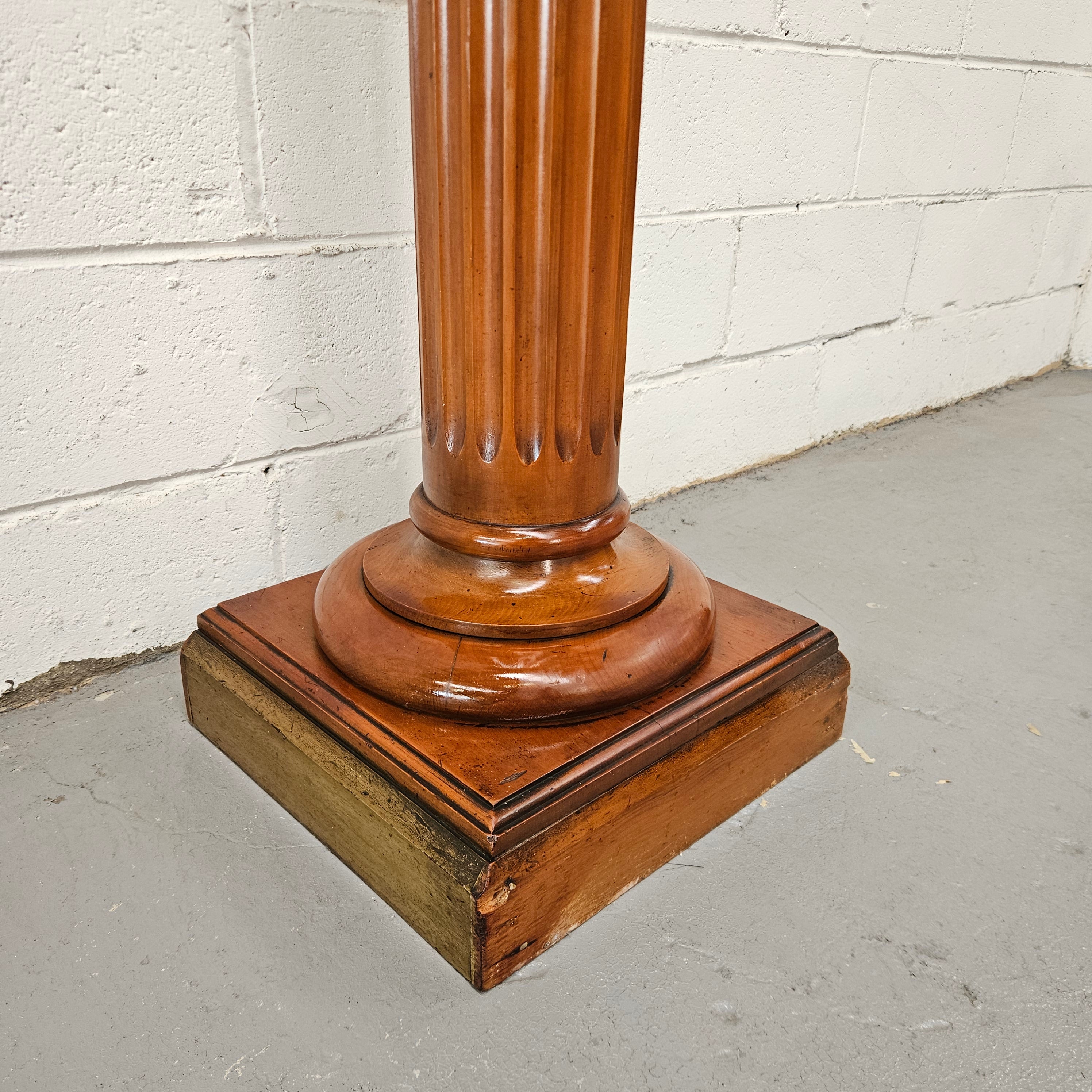 Rustic Blackwood Gun Barrel Pedestal | Antique & Vintage | Moonee Ponds Antiques | Australia Wide Delivery