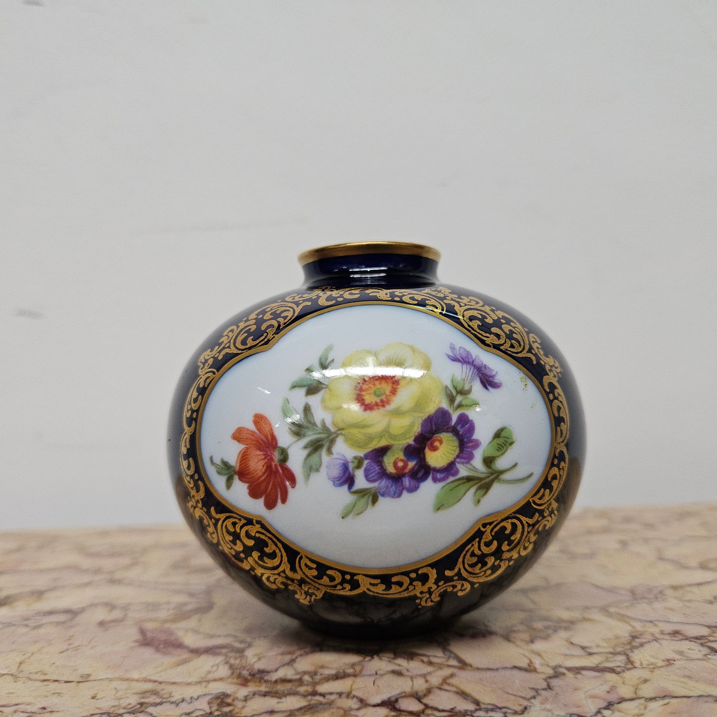Echt Cobalt Made in Germany Vase | Antique & Vintage | Moonee Ponds Antiques | Australia Wide Delivery