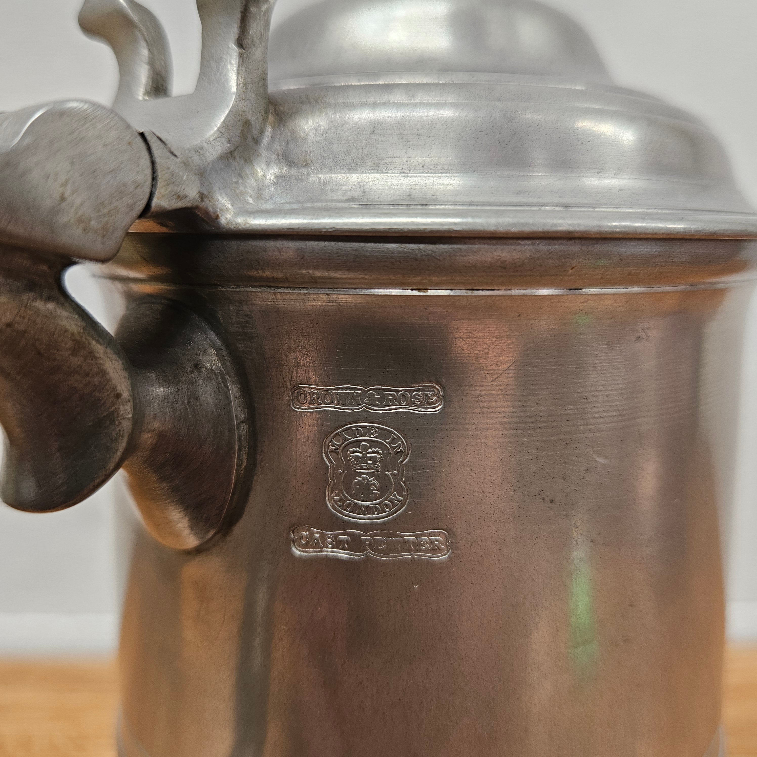 Rare Dunhill Tobacco Storage Pewter | Antique & Vintage | Moonee Ponds Antiques | Australia Wide Delivery