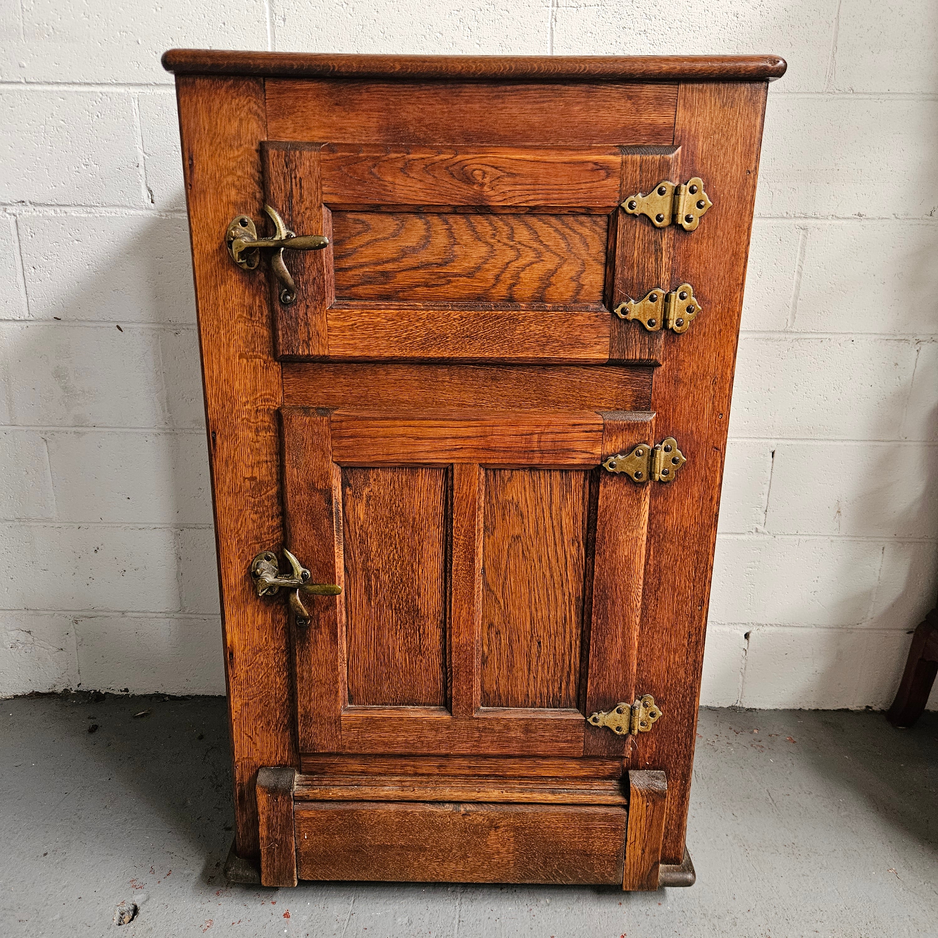 Vintage Oak Ice Chest | Antique & Vintage | Moonee Ponds Antiques | Australia Wide Delivery