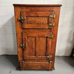 Vintage Oak Ice Chest | Antique & Vintage | Moonee Ponds Antiques | Australia Wide Delivery