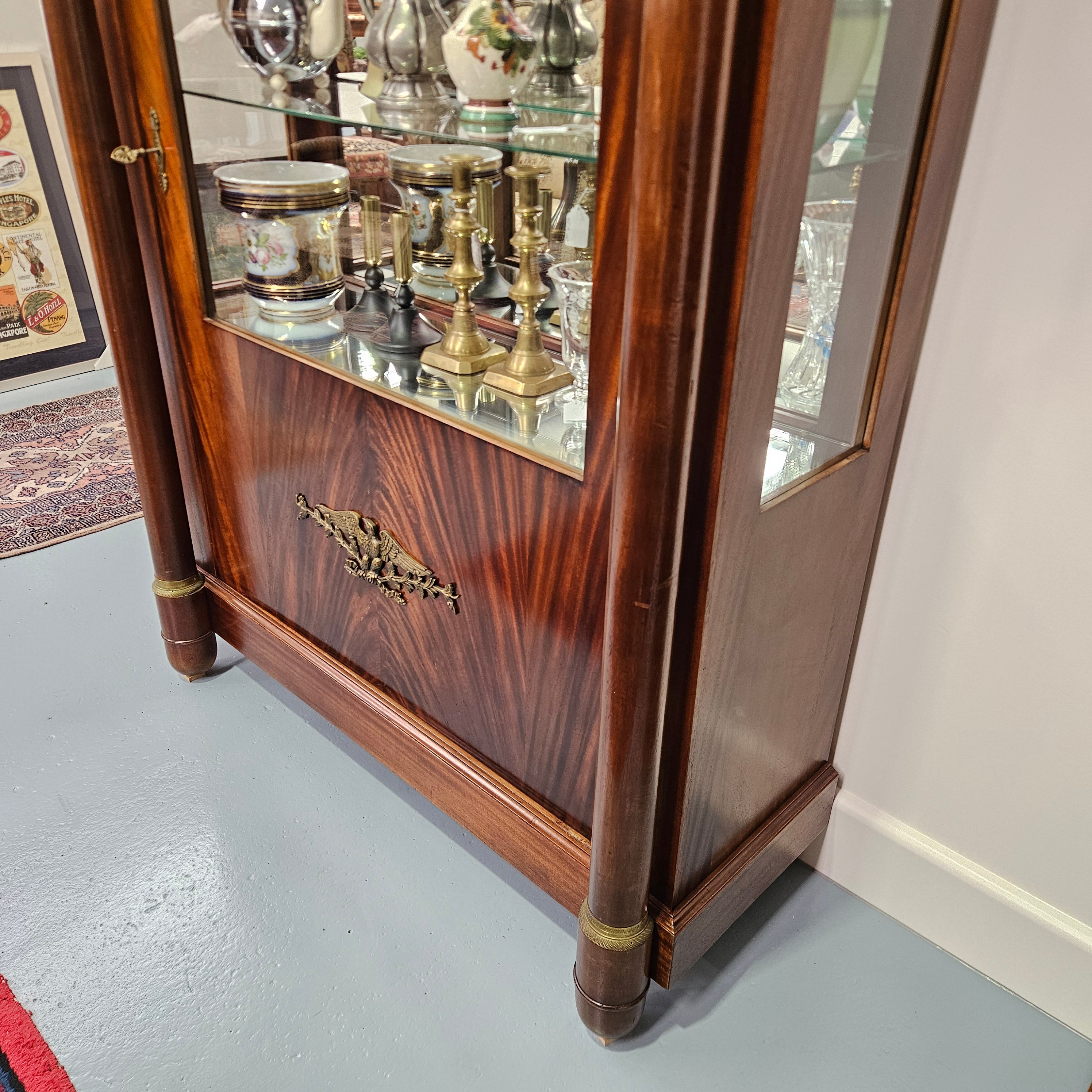 Additional view of Empire-Style Mahogany Glazed Display Cabinet (8 of 9)