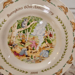 Royal Doulton Australian Bunnykins 60thAnniversary Plate