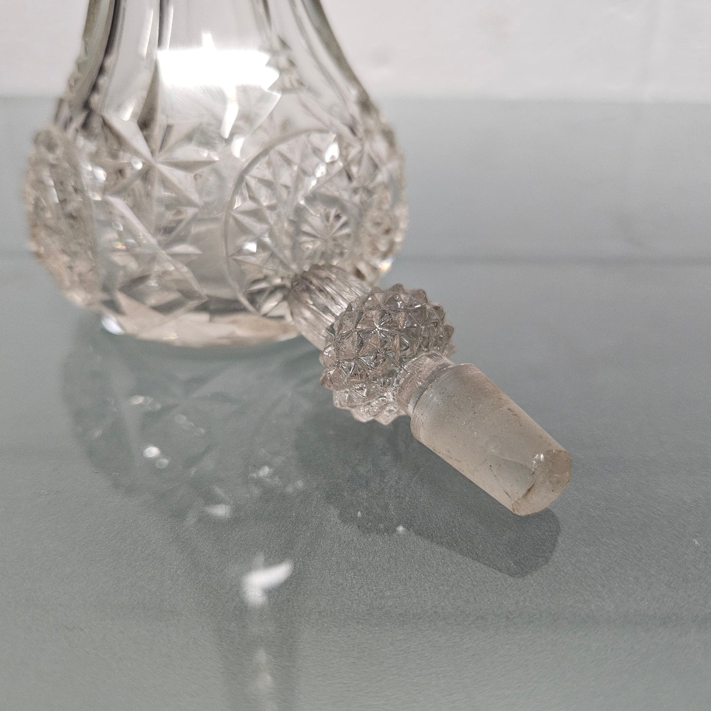 Edwardian Silver Collared Perfume Bottle