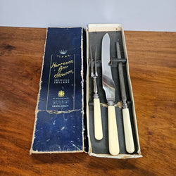 Harrison Bros & Howson Sheffield England Carving Set | Antique & Vintage | Moonee Ponds Antiques | Australia Wide Delivery