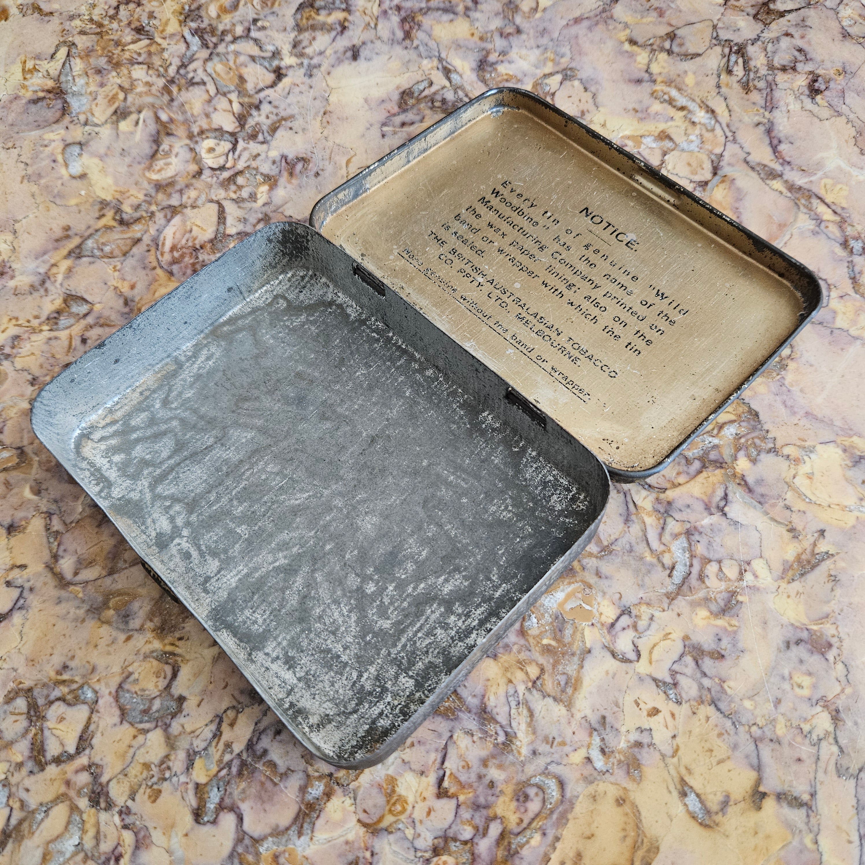 Vintage "Wild Woodbine" Tobacco Tin | Antique & Vintage | Moonee Ponds Antiques | Australia Wide Delivery