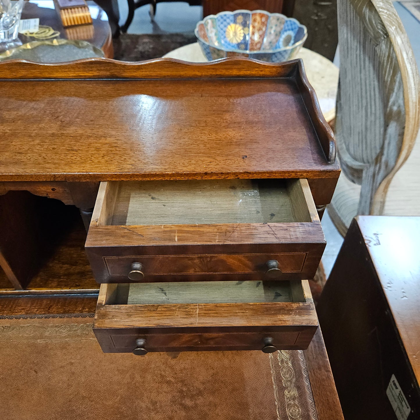 Mahogany Bonheur Du Jour Desk