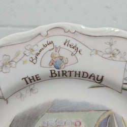 Vintage Royal Doulton Brambly Hedge "The Birthday" Plate Made in England | Antique & Vintage | Moonee Ponds Antiques | Australia Wide Delivery