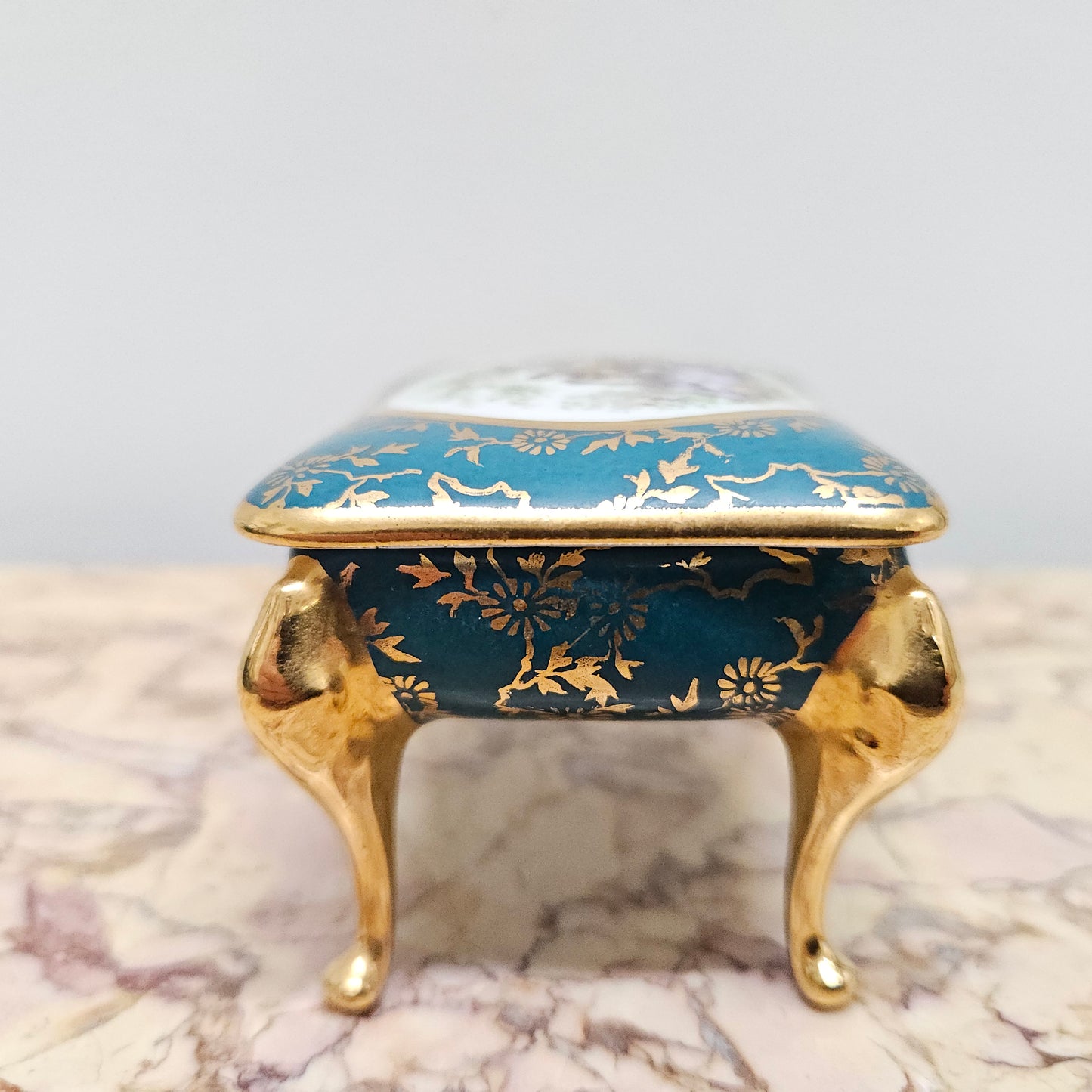 Monarch French Limoges Trinket Box