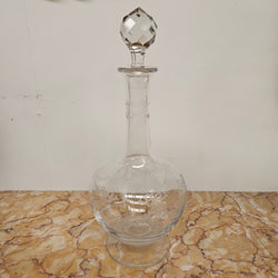 Large Crystal Glass Victorian Decanter | Antique & Vintage | Moonee Ponds Antiques | Australia Wide Delivery