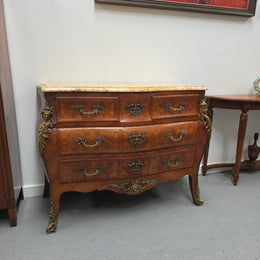 Louis 15th Style Marble Top Commode