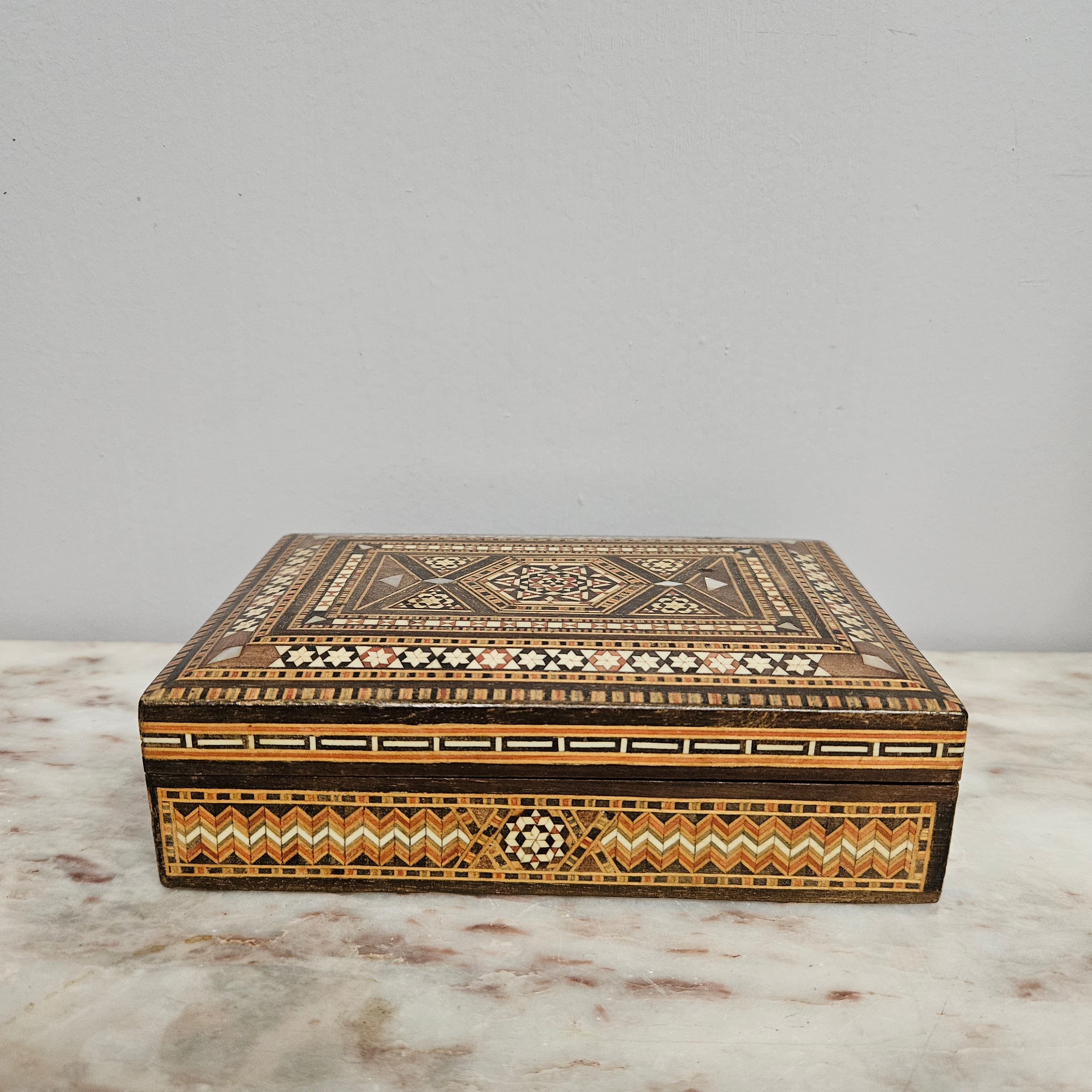 Vintage Syrian Inlaid Trinket/Jewellery Box | Antique & Vintage | Moonee Ponds Antiques | Australia Wide Delivery