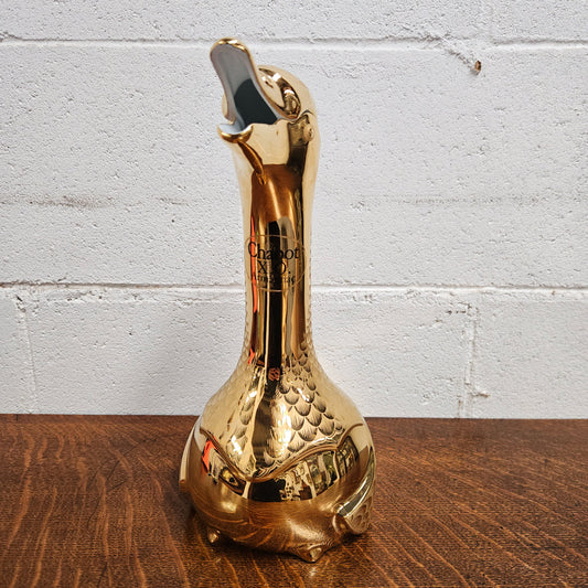 Limoges Chabot Porcelain Geese Bottle