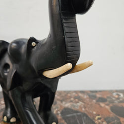 Vintage Ebony/Bone Elephant | Antique & Vintage | Moonee Ponds Antiques | Australia Wide Delivery