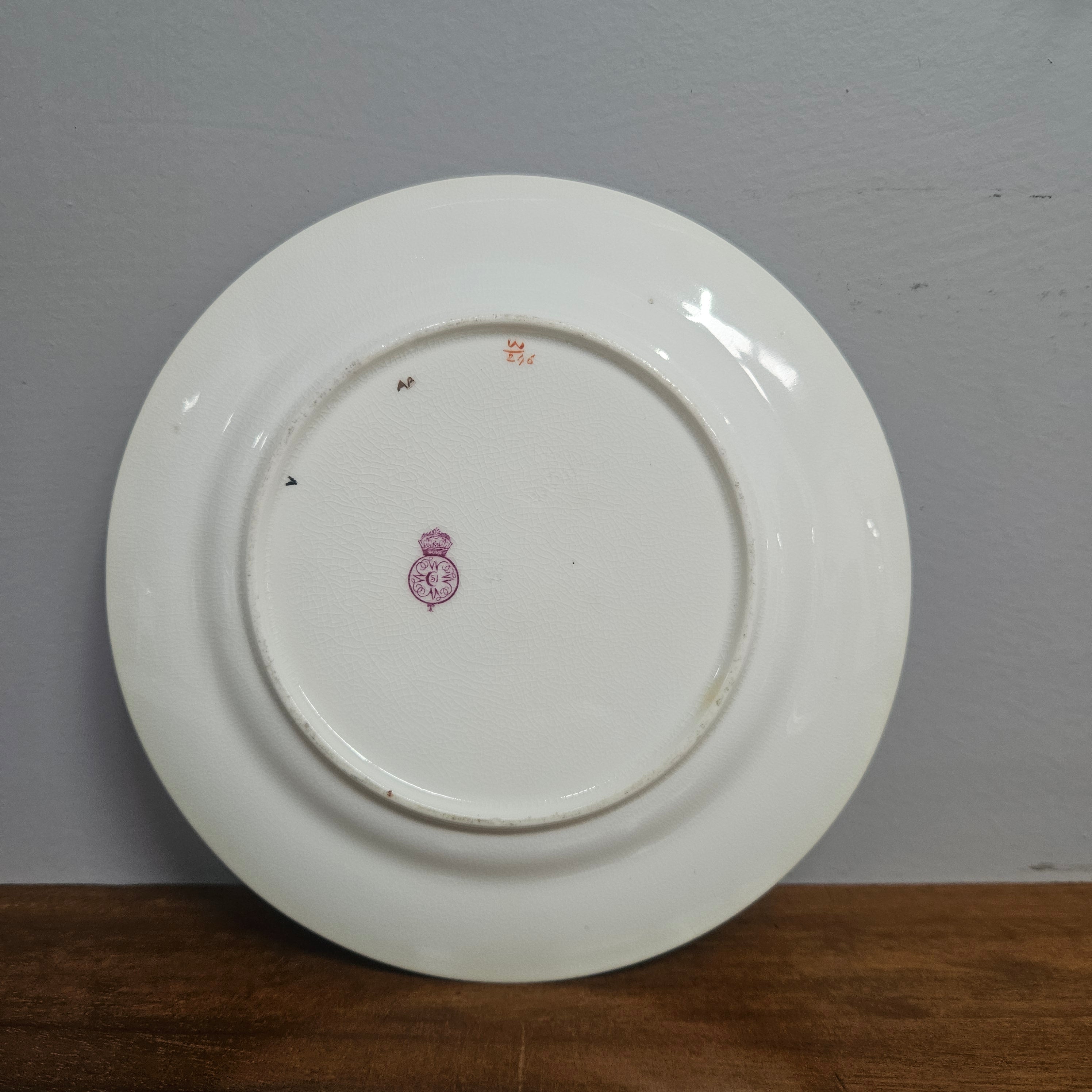 Set 6 Antique Royal Worcester Hand Painted & Gilded Plates | Antique & Vintage | Moonee Ponds Antiques | Australia Wide