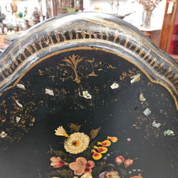 Victorian Tilt Top Paper Mache Inlaid & Hand Painted Table | Antique & Vintage | Moonee Ponds Antiques | Australia Wide Delivery