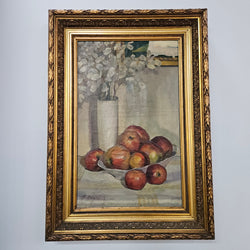 Gilt Framed Signed Oil on Canvas Still Life Painting | Antique & Vintage | Moonee Ponds Antiques | Australia Wide Delivery