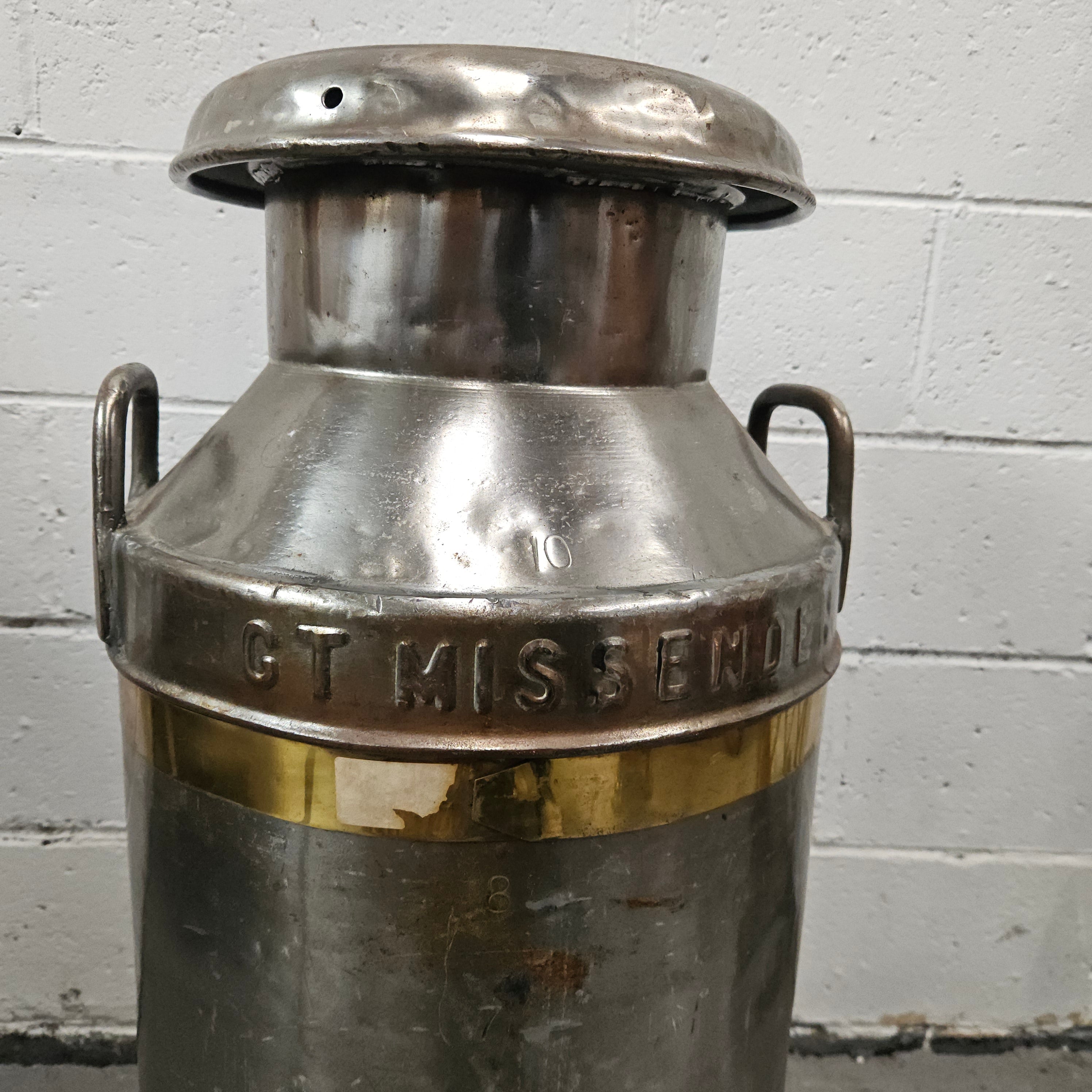 Large Metal Milk Canister/Churn | Antique & Vintage | Moonee Ponds Antiques | Australia Wide Delivery