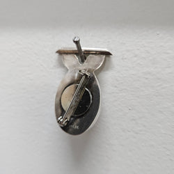 Silver And Carnelian Stone Brooch | Antique & Vintage | Moonee Ponds Antiques | Australia Wide Delivery