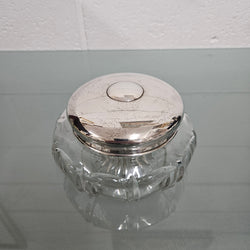 Antique Cut Glass & Sterling Silver Lid Bowl | Antique & Vintage | Moonee Ponds Antiques | Australia Wide Delivery