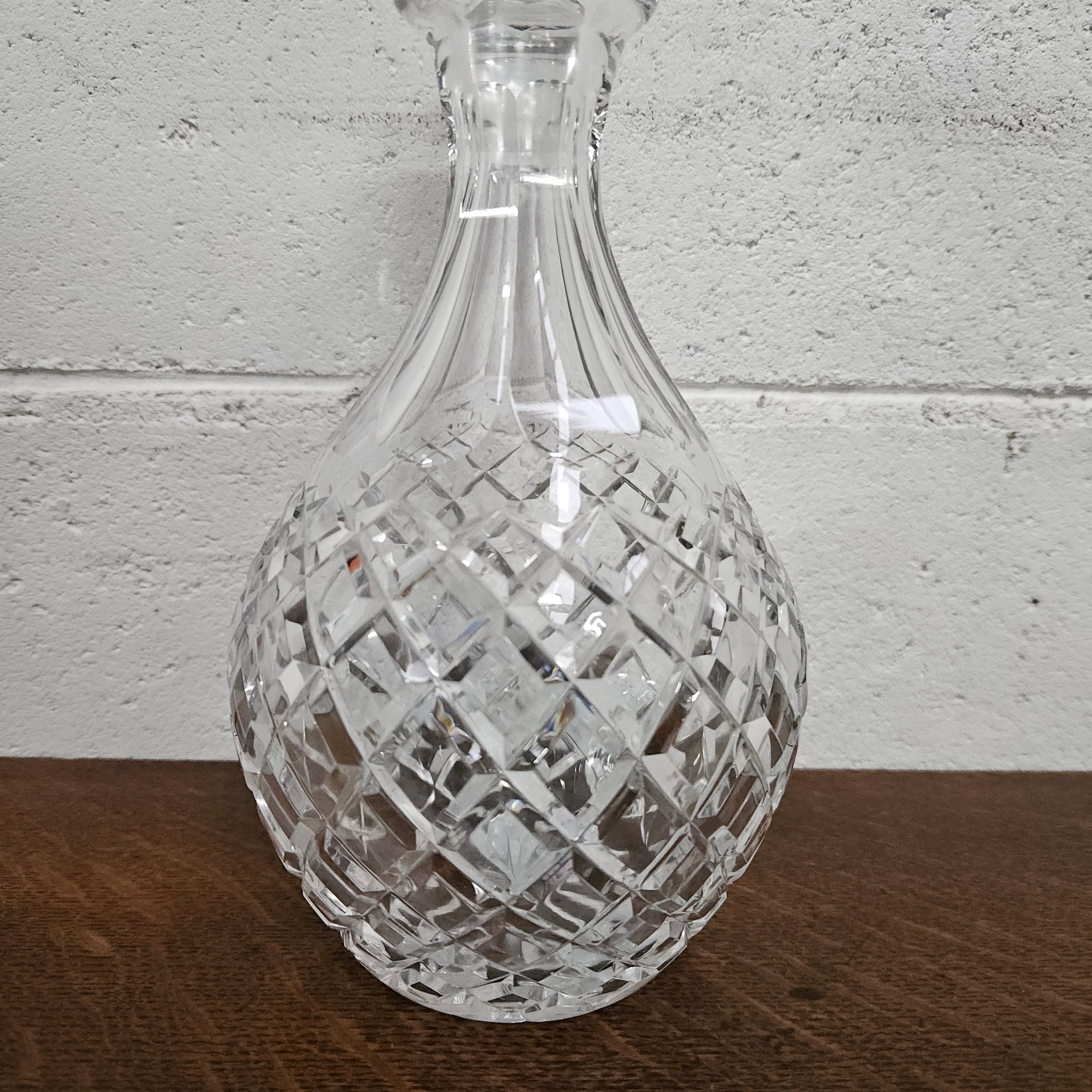 Cut Crystal Decanter with Stopper | Antique & Vintage | Moonee Ponds Antiques | Australia Wide Delivery