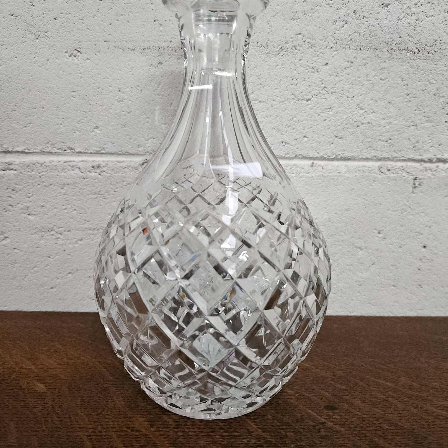 Cut Crystal Decanter with Stopper