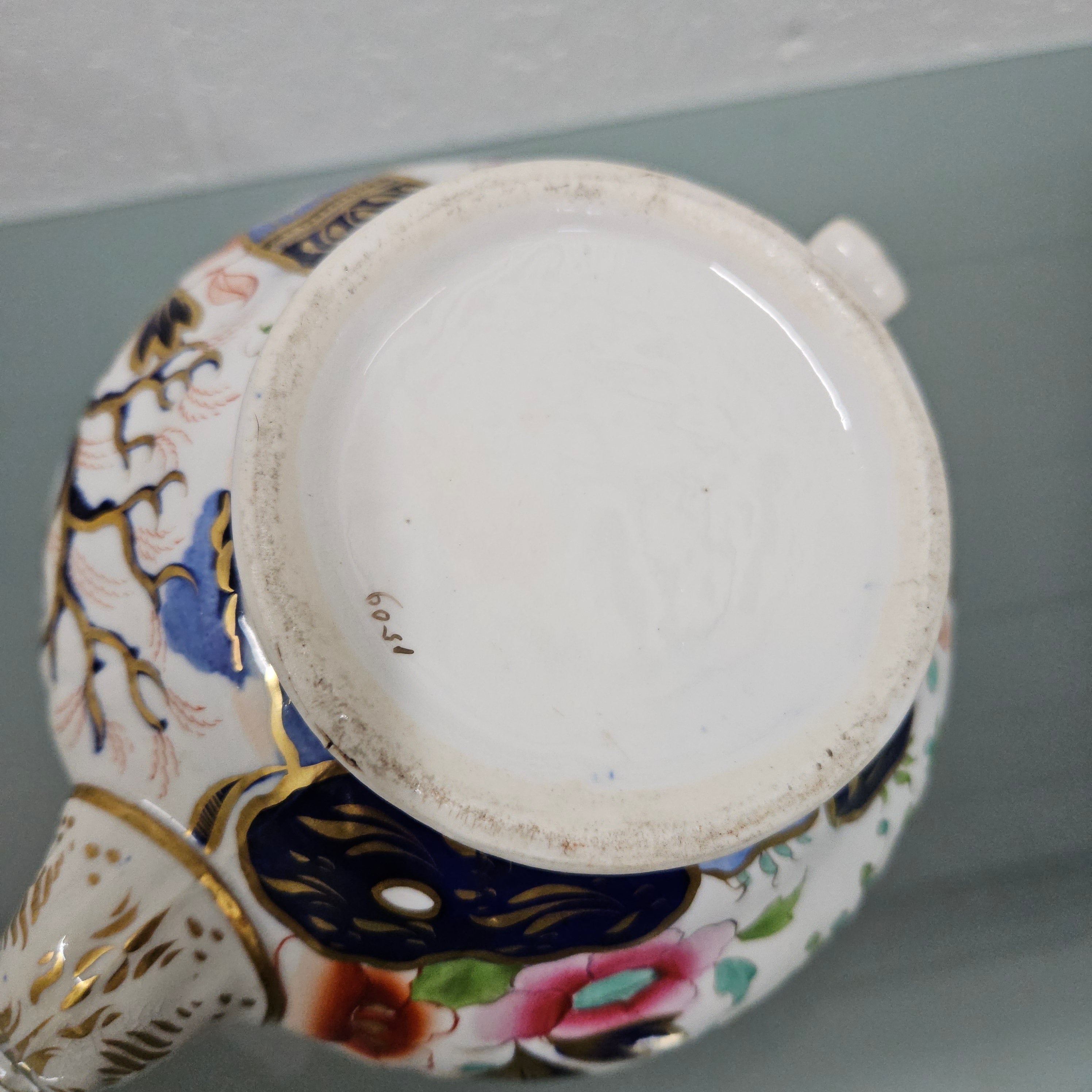 Antique Ridgway Porcelain Hand Painted Gilt & Floral Decorated Teapot Circa 1825 | Antique & Vintage | Moonee Ponds Antiques | Australia Wide Delivery