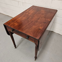 Georgian Mahogany Pembroke Table Regency Style