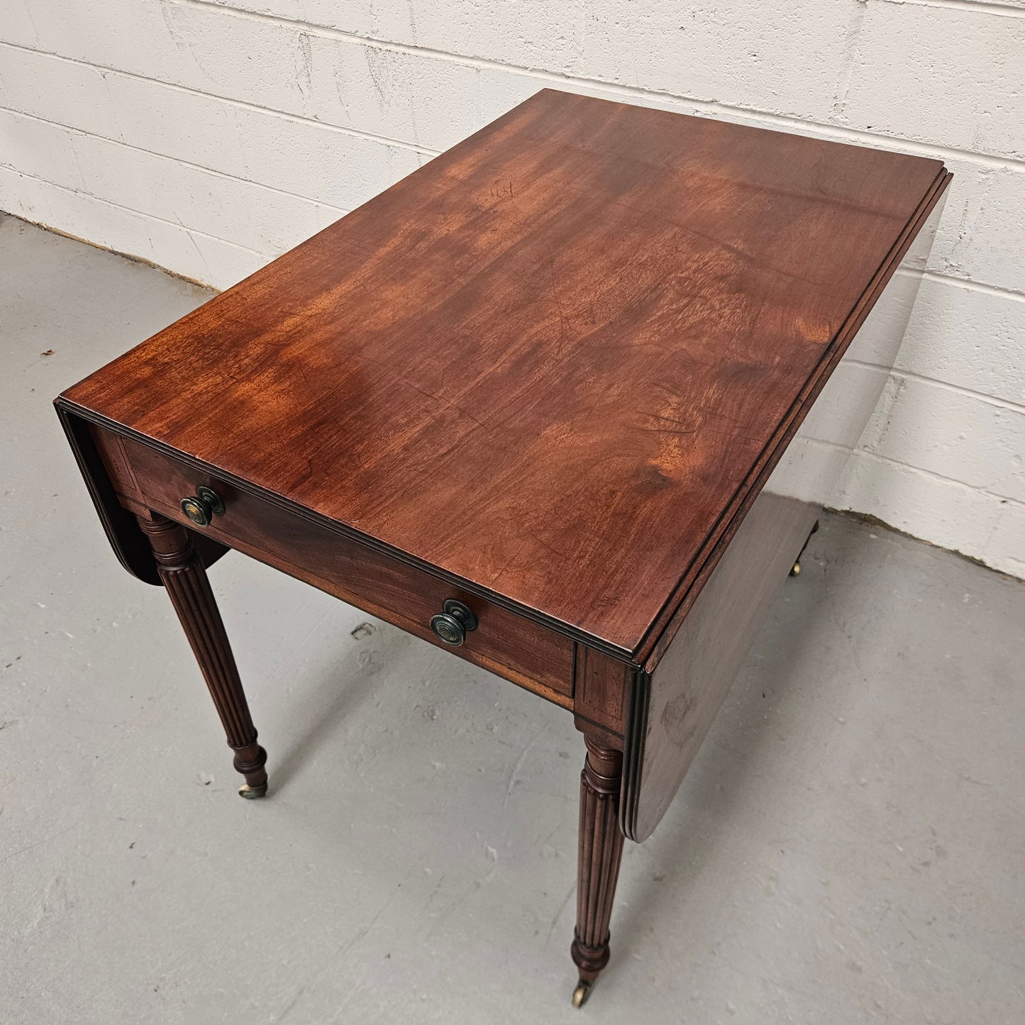 Georgian Mahogany Pembroke Table Regency Style