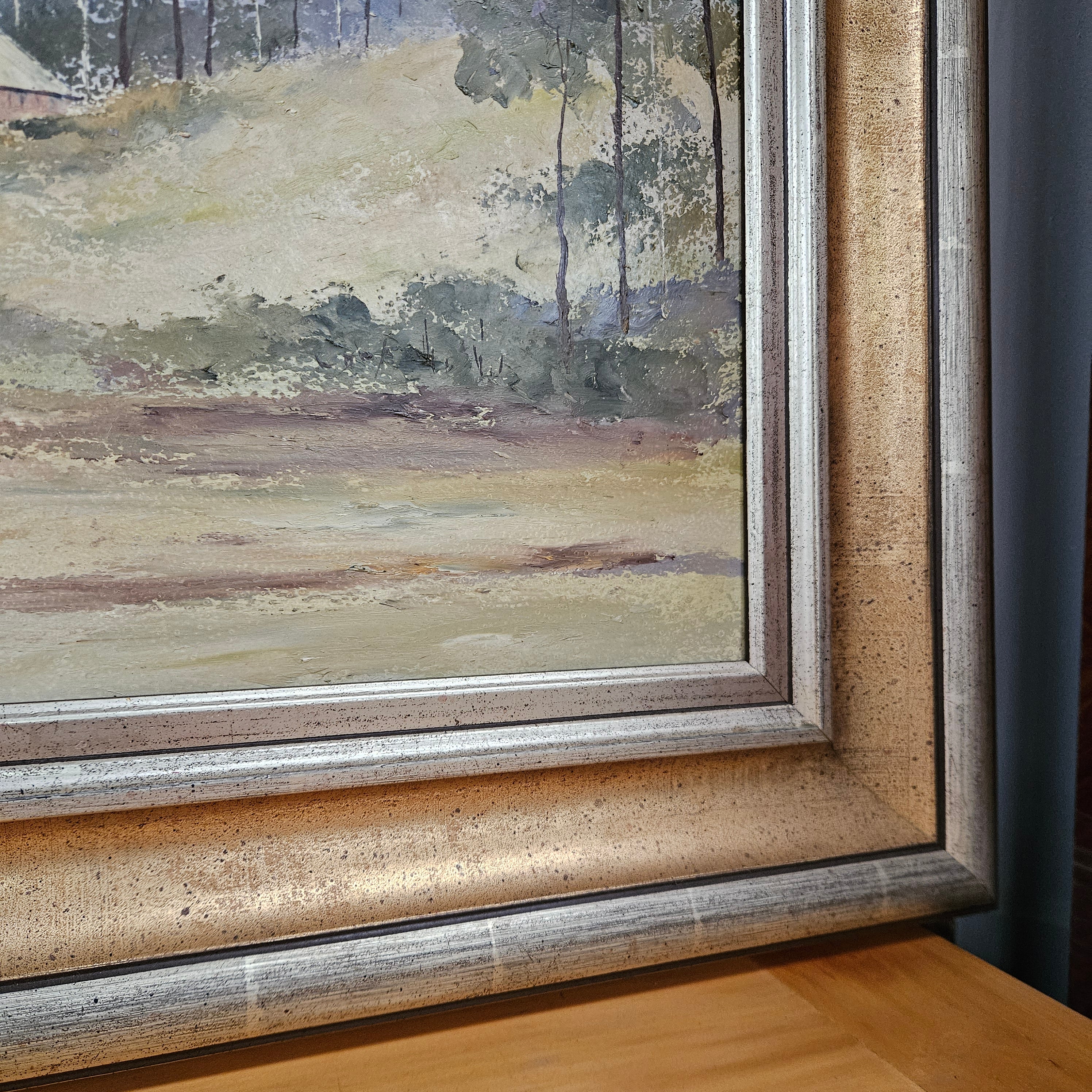 Australian Signed Simpson Oil on Board Framed Painting | Antique & Vintage | Moonee Ponds Antiques | Australia Wide