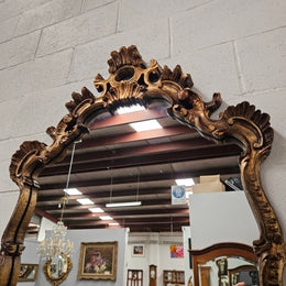 Rococo-Style Italian Gilded Mirror