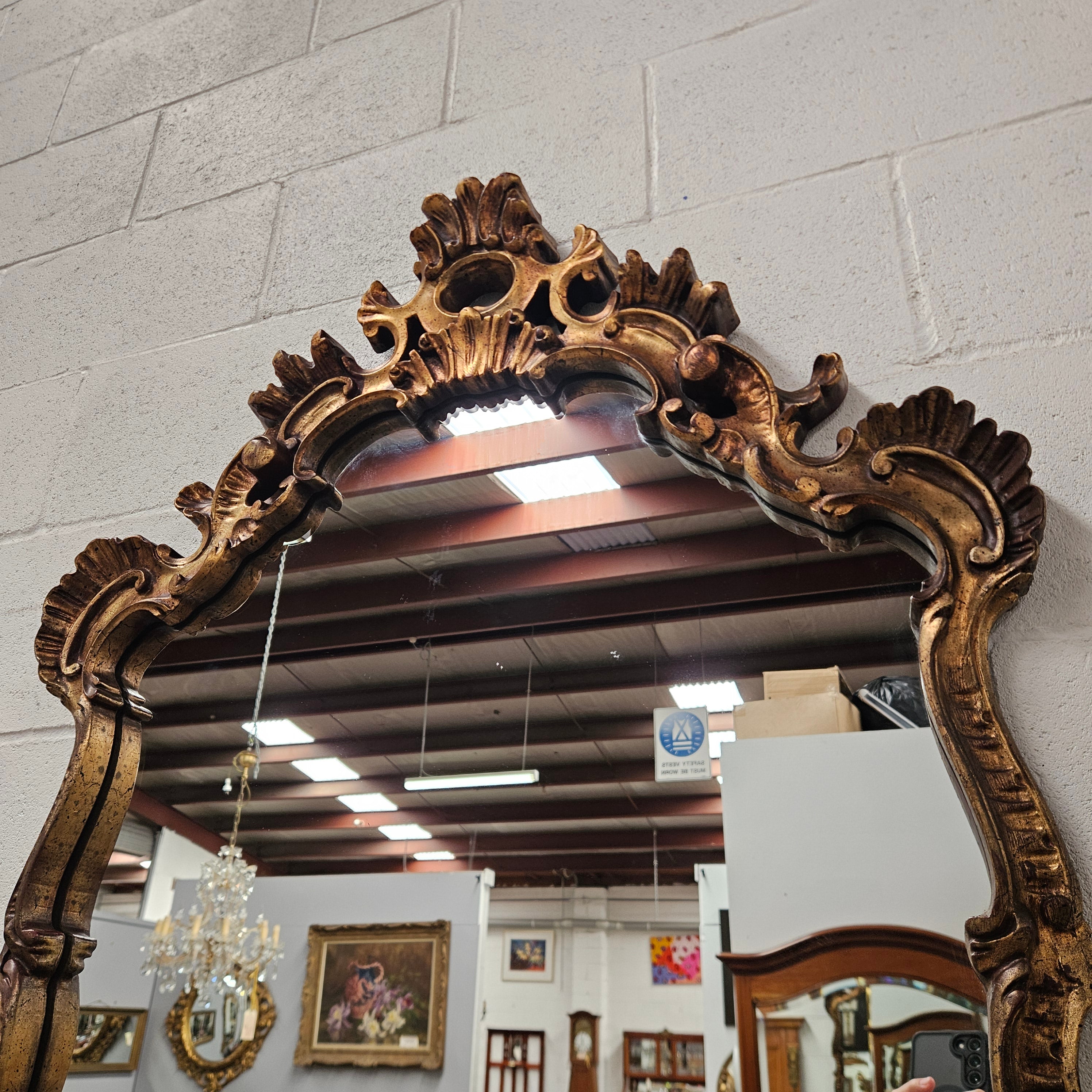 Rococo-Style Italian Gilded Mirror | Antique & Vintage | Moonee Ponds Antiques | Australia Wide Delivery